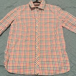 Multicolor Plaid Collared Shirt